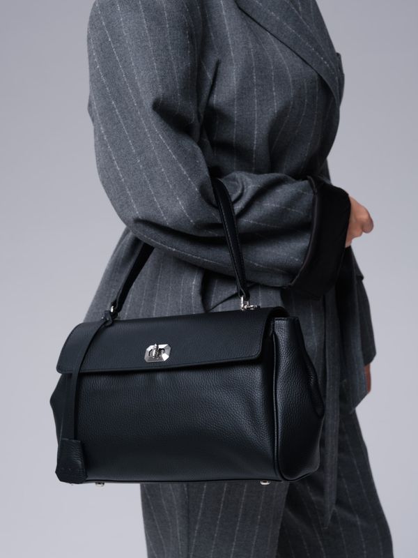 Кожаная сумка Nadi DBR 31356 черный