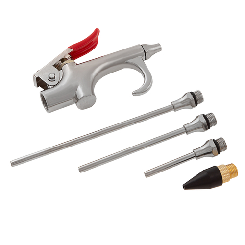 Набор продувочный пистолет, пневмат. в комплекте с насадками, 4 шт.// Matrix