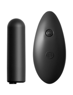 Вибро-трусики с пультом ДУ в виде кольца Fetish Fantasy Series Date Night Remote Control Panties (Цвет: черный)