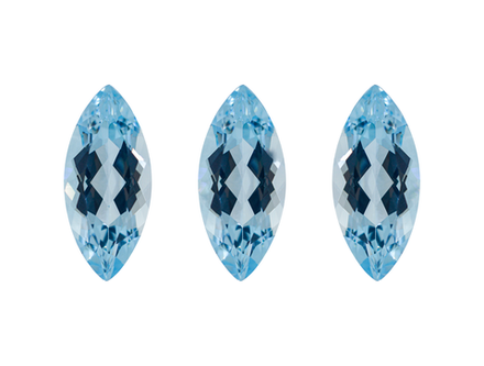 Аквамарин комплект (маркиз 10.02 ct)