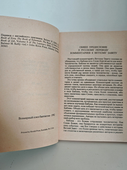 Комментарии к книгам Ветхого Завета. Том 10. Книга Ездры. Книга Неемии. Книга Есфирь. Книга Иова