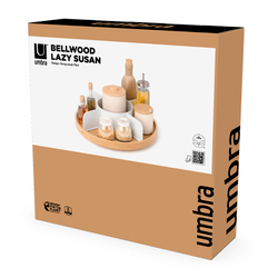 Органайзер для специй bellwood, белый/натуральное дерево