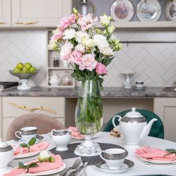 Ваза для цветов Лето Белая