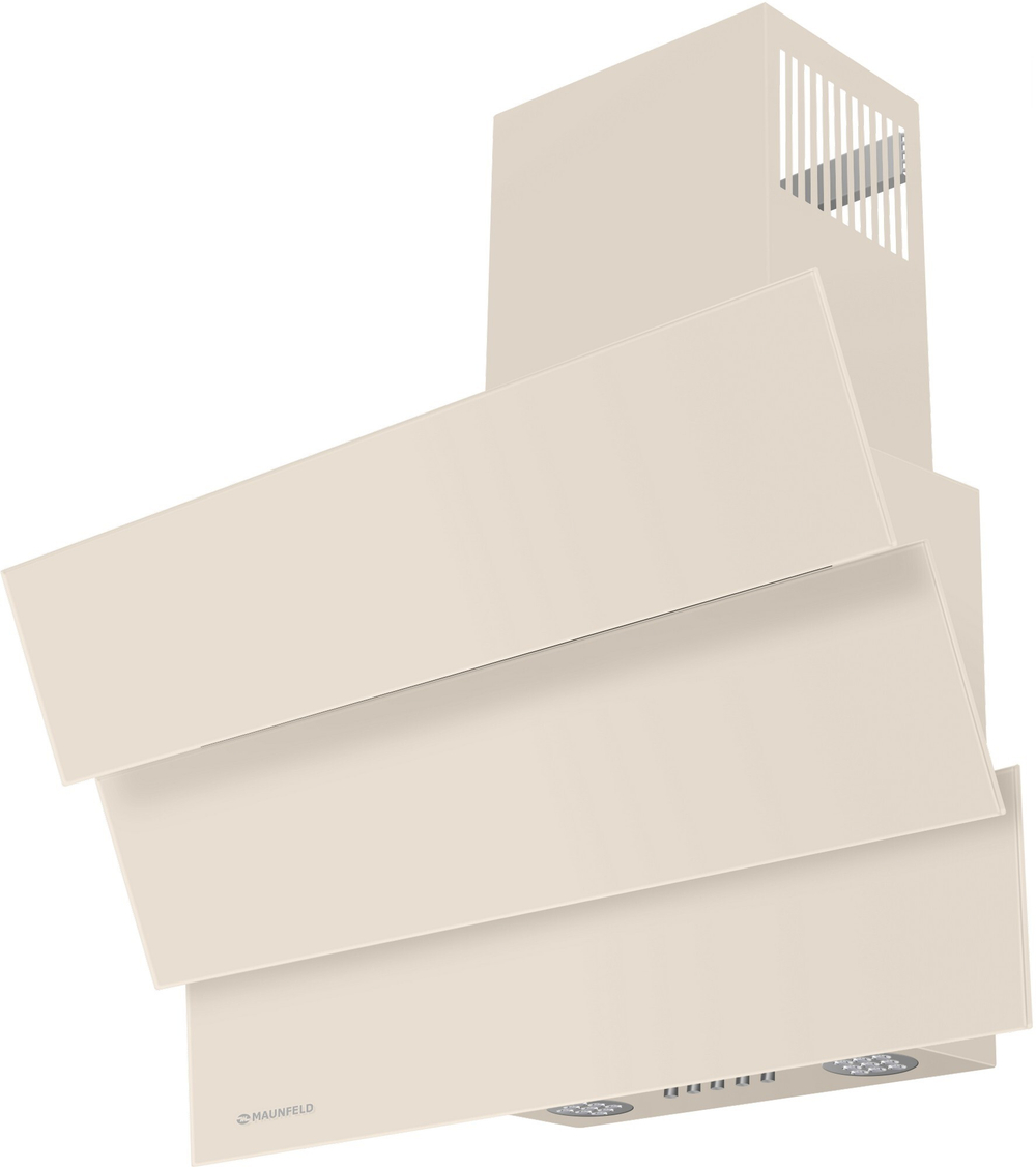 Кухонная вытяжка MAUNFELD Cascada Mini 60 темно бежевый фото 