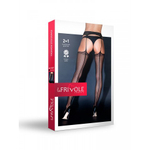 Чулки в сетку Le Frivole Sense с поясом и стрелками, S/M