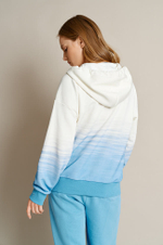 22571 Джемпер женский (молочный / голубой)