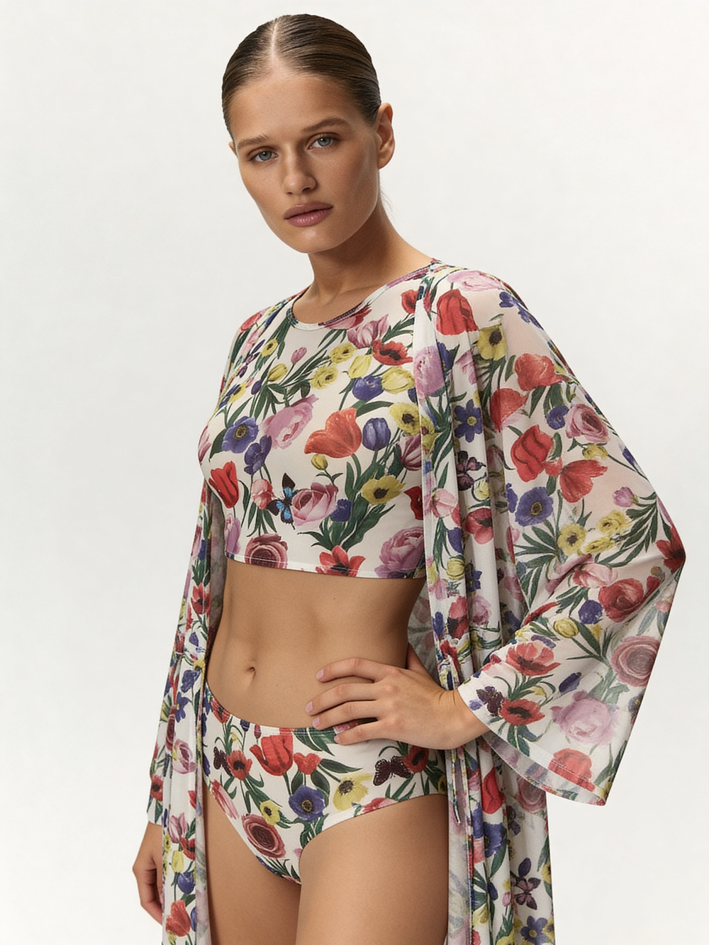 Купальник Сетка раздельный Шанхай