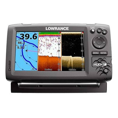 Lowrance Hook-7 Mid/High/DownScan™
