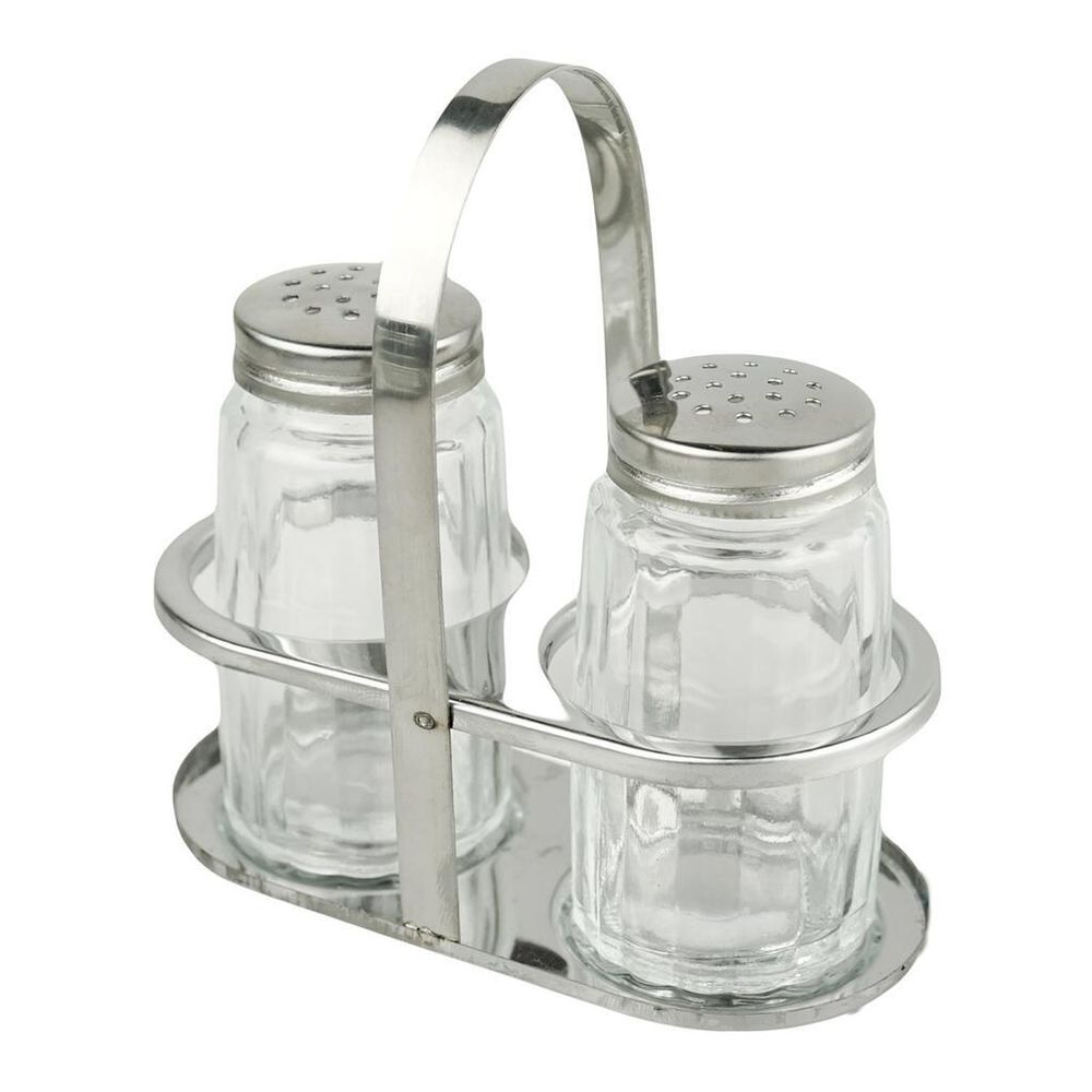 Набор для специй 2 предмета на подставке нерж. "BERLUCHI" P.L. Proff Cuisine