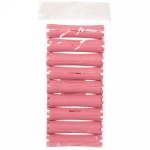 Бигуди пластмассовые-коклюшки 9шт «Styling», микс 6 цветов, d=2,2см (прозрачный пакет с подвесом), без резинки