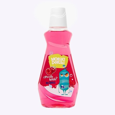 MORIKI DORIKI ополаскиватель для полости рта Малинка 360 мл.