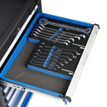 NORDBERG (10206T) Набор ключей комбинированных в ложементе, 6 предметов для тележки