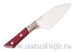 Нож Microtech Kitchen Santoku Bolster Merlot G-10 3200B-10MRфотография - 4