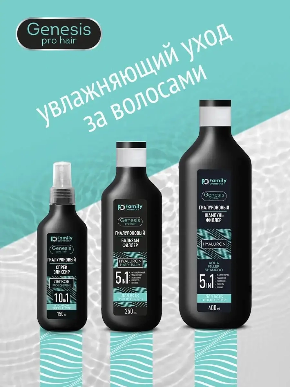 Гиалуроновый бальзам филлер для волос Genesis Pro Hair