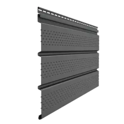 Софит с полной перфорацией DOCKE PREMIUM Графит 3000*305мм