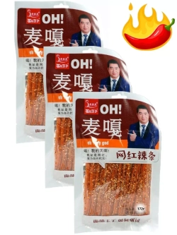 Острые азиатские снеки с кунжутом 172 г * 3 шт