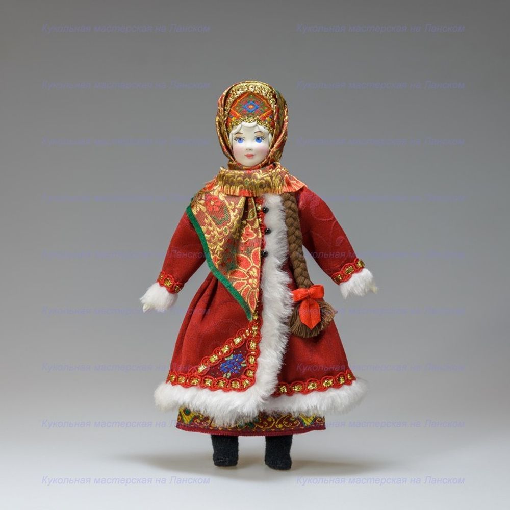 Кукла в русском народном костюме Зимушка