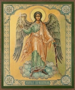 Икона "Ангел-Хранитель" (ростовой), вид 2, 15х18 на МДФ-6