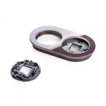 Рамка на 2 поста (Коричневый)