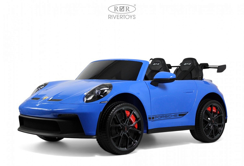 Детский электромобиль RiverToys Porsche 911 GT3 Y911YY Y911YY-BLUE-GLANEC/синий глянец