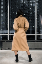 Пальто Erada USM 78 прямое двубортное с поясом в комплекте купить