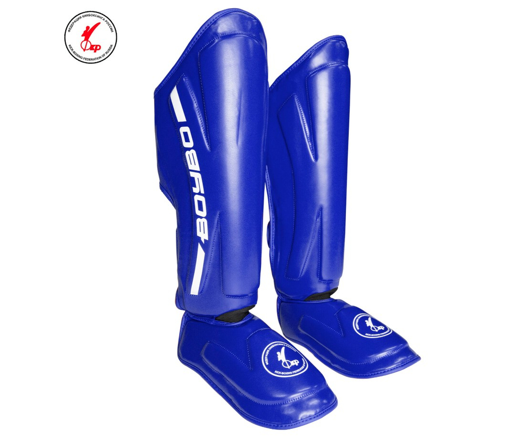 Защита голени и стопы  BoyBo KNOCK OUT, IK-34 (одобрено ФКР), синий