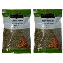 Bharat BAZAAR Kasoori Methi Листья Пажитника 50 г, 2 шт