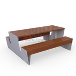 Стол уличный Терон с лавками