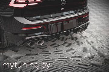 Диффузор бампера заднего для VOLKSWAGEN Golf VIII R (20-...)