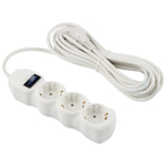 Удлинитель с выключателем Engy "Гранд" 7м/3роз с заземлением (ПВС 3х0.75)