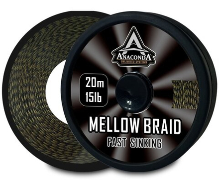 Шок-лидер плетёный Anakonda FAST SINKING MELLOW BRAID 15lb 20м