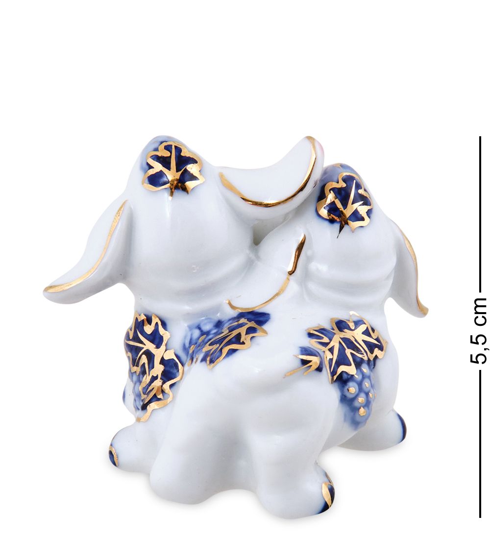 С 024/2 Фигурка «Пара Собачек» 3' син. (GE)