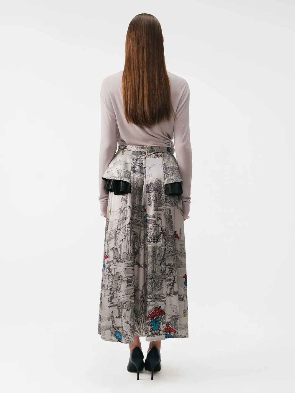 Юбка с баской OLA OLA