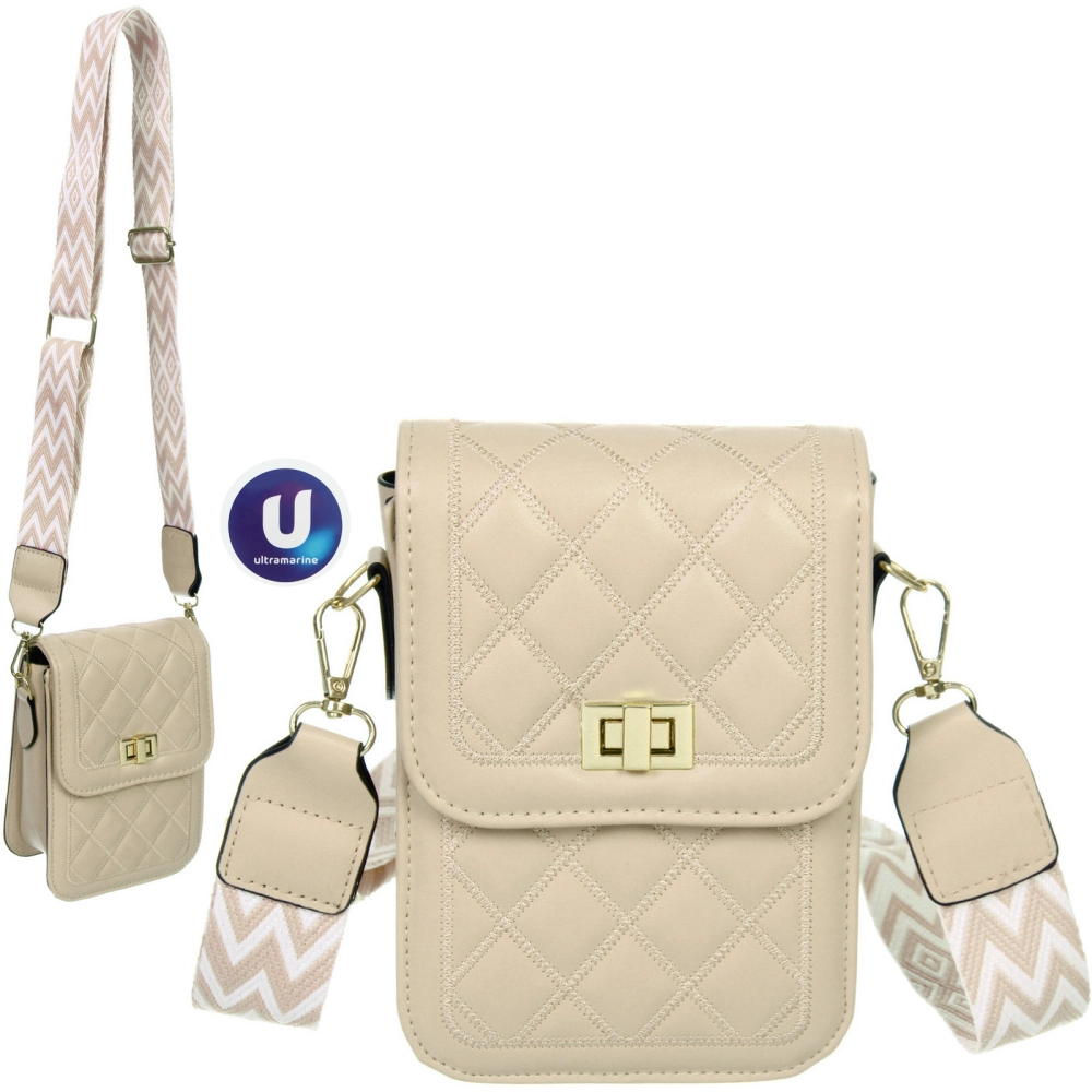 Сумка женская через плечо «Шанти», цвет молочный, 19*6,5*13*3,5см (лейбл Ultramarine)