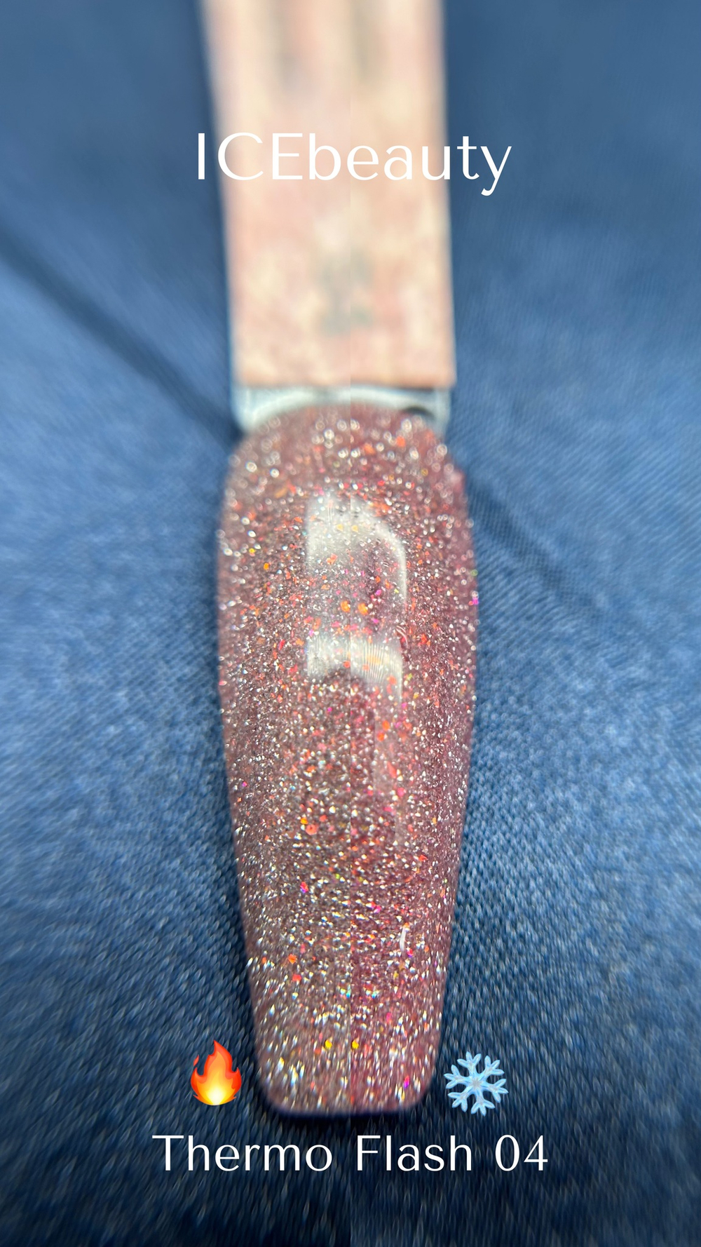 IceBeauty Гель-лак Thermo Flash 04, 8 мл