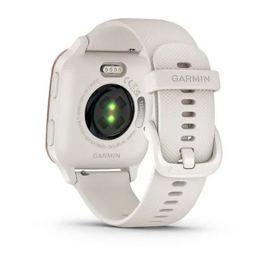 Умные часы Garmin Venu Sq 2 Music Edition цвет слоновой кости с персиково-золотым алюминиевым безелем