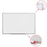 Доска магнитно-маркерная 100*180, Brauberg Стандарт, алюминиевая рамка