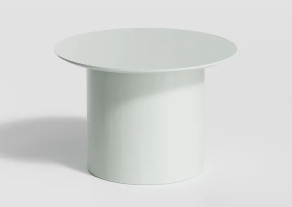 Столик Type D 60 см основание D 39 см (белый)