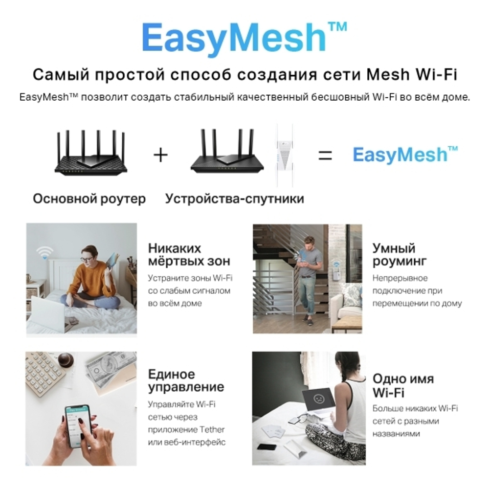 TP-Link Archer AX53 Двухдиапазонный Wi-Fi 6 роутер AX3000