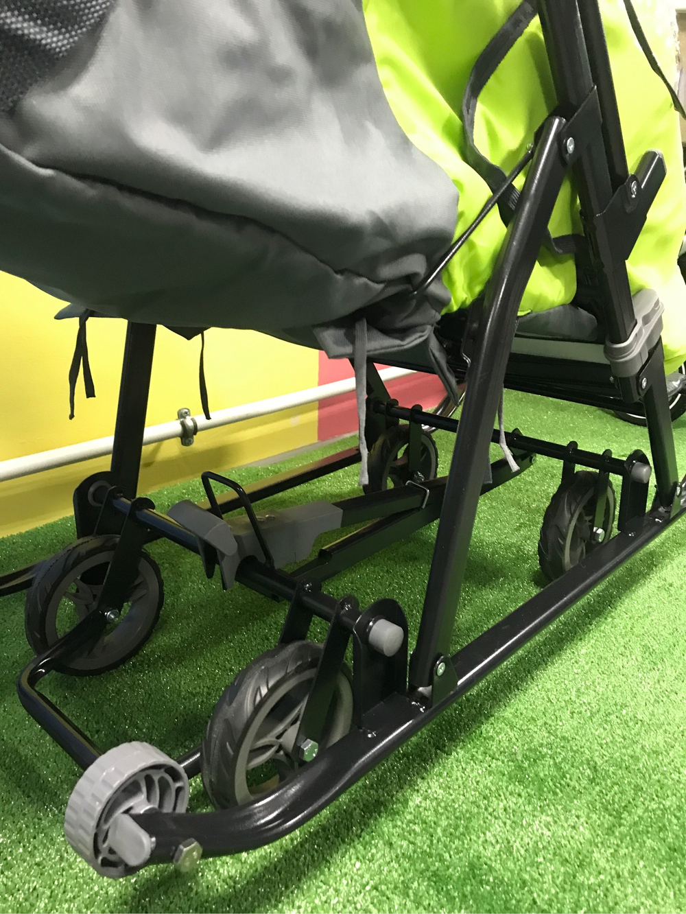 Санки-коляска KIDS 3-4 (Салатовый)