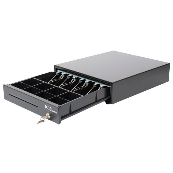 Денежный ящик POScenter 13K 350x405x90 распайка для &quot;Epson/АТОЛ, без датчика открытой крышки&quot;, черный