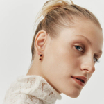 Серьги КОЛТ позолота с гранатами