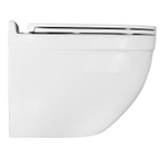 Унитаз подвесной Azario Fora 368х530х410 безободковый, с системой смыва "Скрытое Торнадо", в комплекте с быстросъемным сиденьем микролифт (AZ-0017-UQ3)