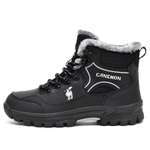 PROTECTCAMEL Fleece Lined Insulated Shoes Thermal Cushioning Abrasion Resistant Waterproof Outdoor Casual Shoes Unisex