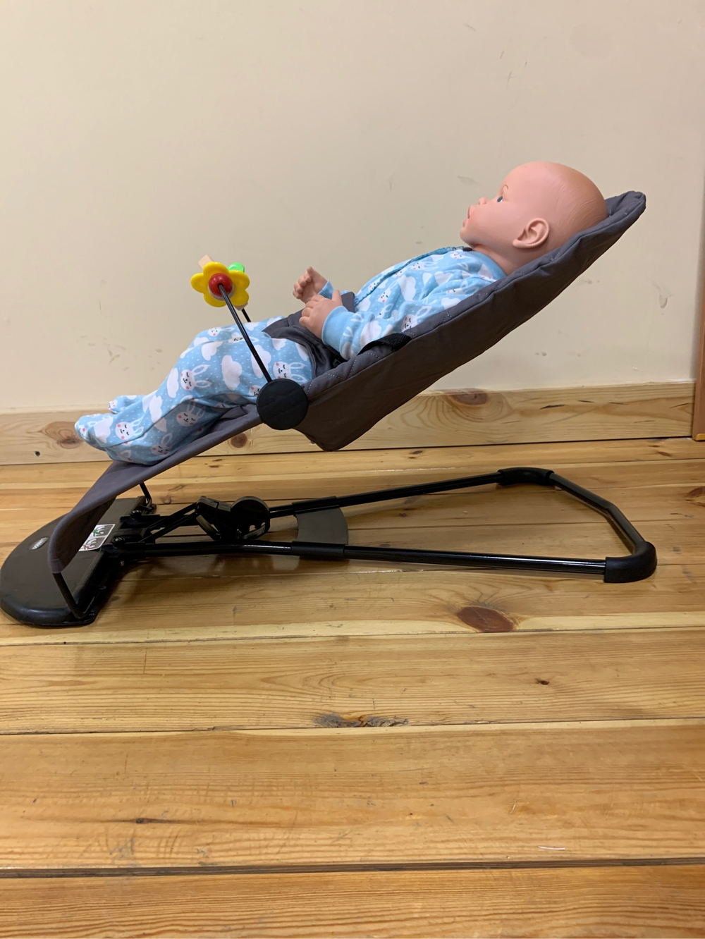 Шезлонг LM - 123 Серый