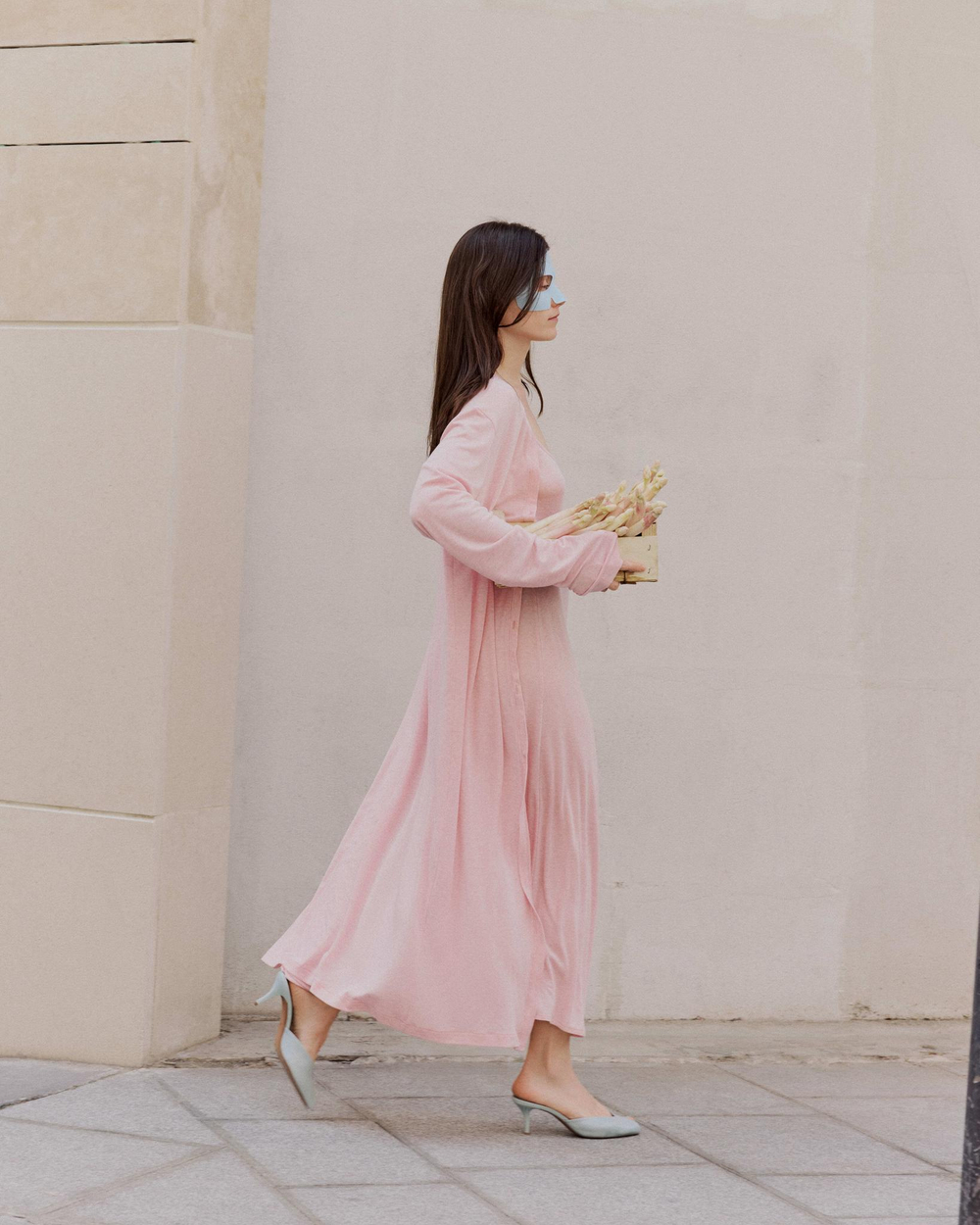 Платье Роза, Розовое