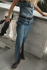 Upcycling платье макси