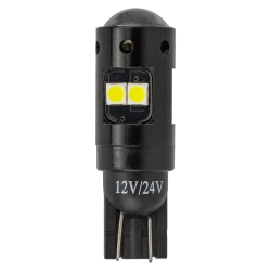 Лампочка светодиодная T10-3030-8SMD 12v белая KING T10-3030-8SMD W