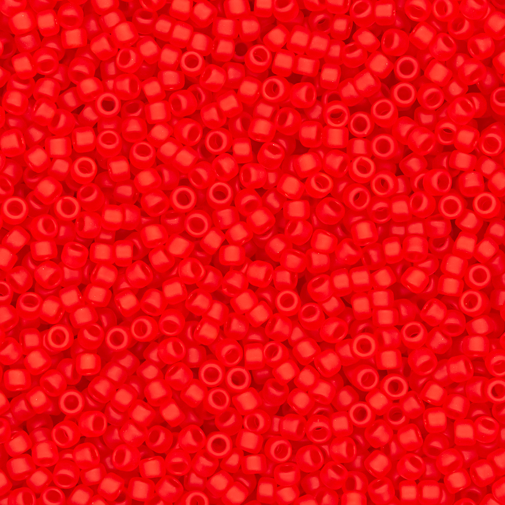 Японский бисер TOHO Round 15/0 (№5F), прозрачный матовый