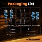 Coilovers 24 Level Adjustable Suspension Springs Kit подходит для автомобиля Audi Q5 (8R) 2009-2017